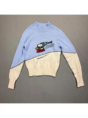American Eagle Peanuts Sweater Women's XS Snoopy Turtleneck *RARE*